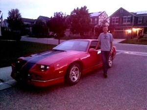 Bruce's son w Camaro